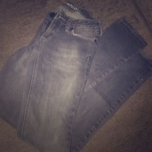 Grayish blackish jeans